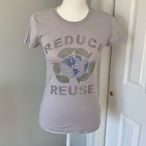 Forever 21 Recycle Gray Graphic Tee